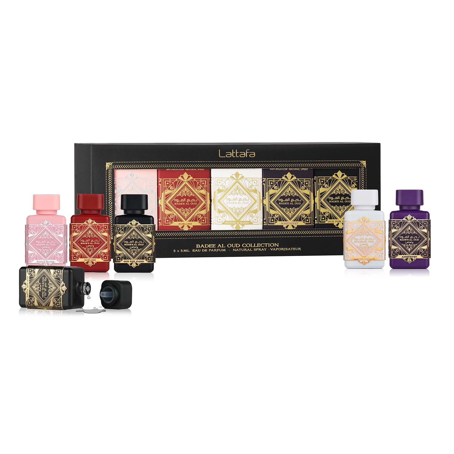 Badee Al Oud Collection 5 X 5ml Sample Kit